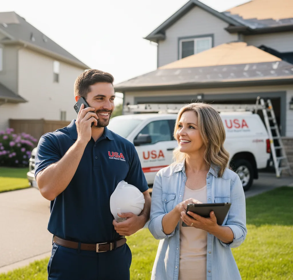 USA Roof Repair Experts customer support in Heltonville